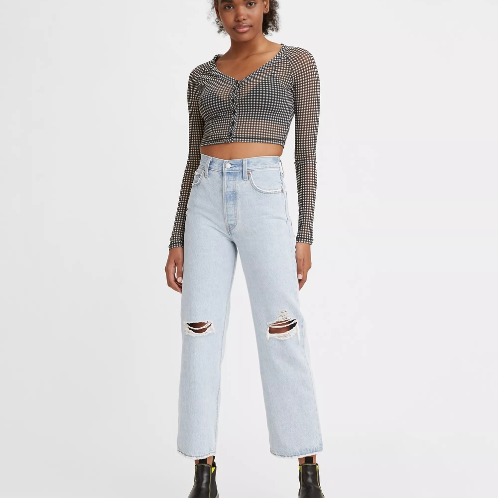 Levi's Premium Ribcage Straight Ankle Women's Jeans in Ojai Up 31W X 27L